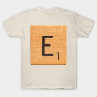 Scrabble Tile E T-Shirt